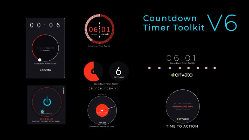Countdown Timer Toolkit V6 Videohive 37300927 After Effects Image 2