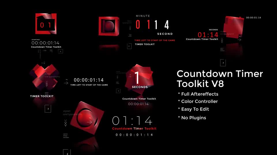 Countdown Timer Toolkit V8 Videohive 37457716 Premiere Pro Image 1