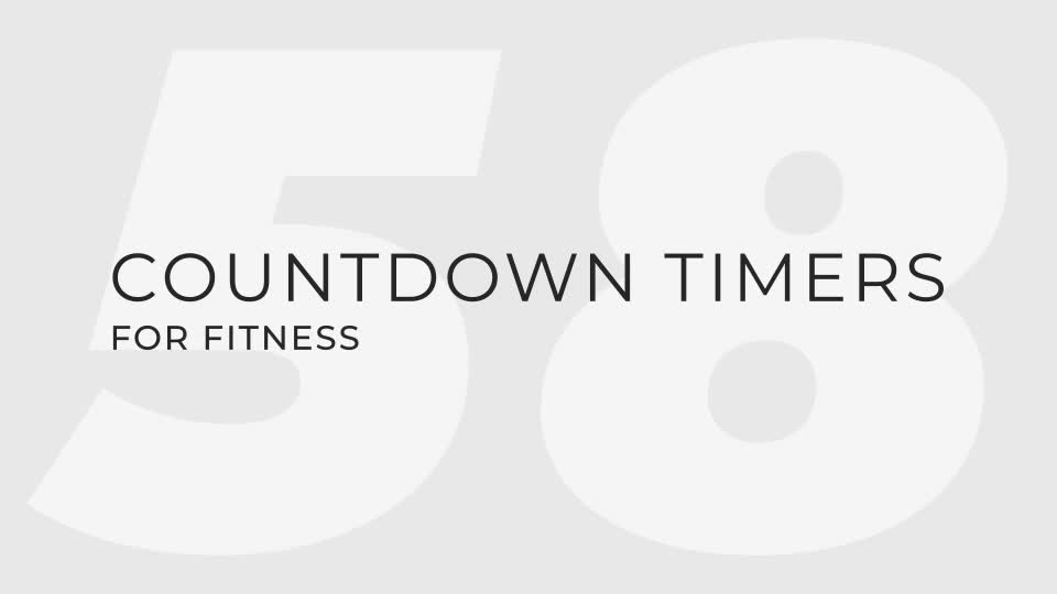 Countdown Timers for Fitness Videohive 31179291 After Effects Image 1