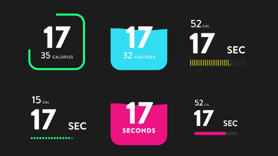 Countdown Timers for Fitness Videohive 31179291 After Effects Image 9