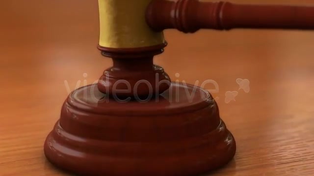 Courtrooms Wooden Gavel Ruling with Alpha Channel  Videohive 3782501 Stock Footage Image 3