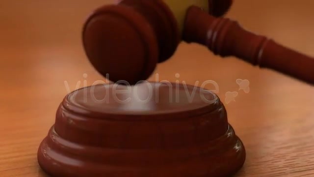 Courtrooms Wooden Gavel Ruling with Alpha Channel  Videohive 3782501 Stock Footage Image 4