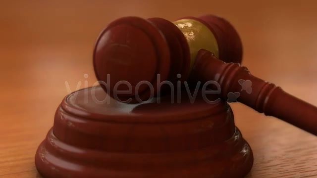 Courtrooms Wooden Gavel Ruling with Alpha Channel  Videohive 3782501 Stock Footage Image 5