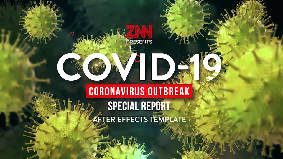 COVID 19 Coronavirus Report Open Logo Videohive 26080512 After Effects Image 4
