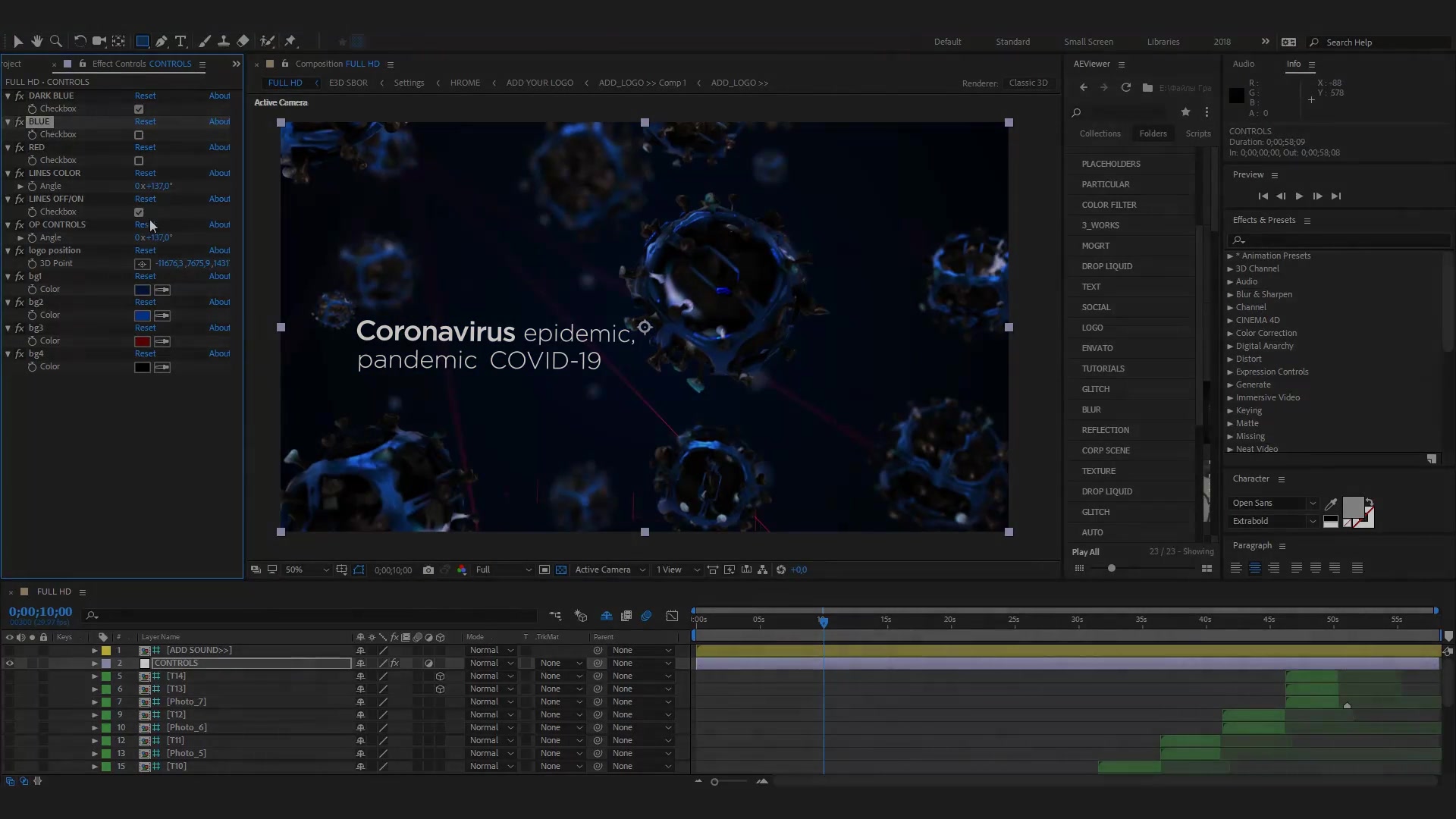 COVID 19 Coronavirus Tehnology Slideshow Videohive 26281320 After Effects Image 12