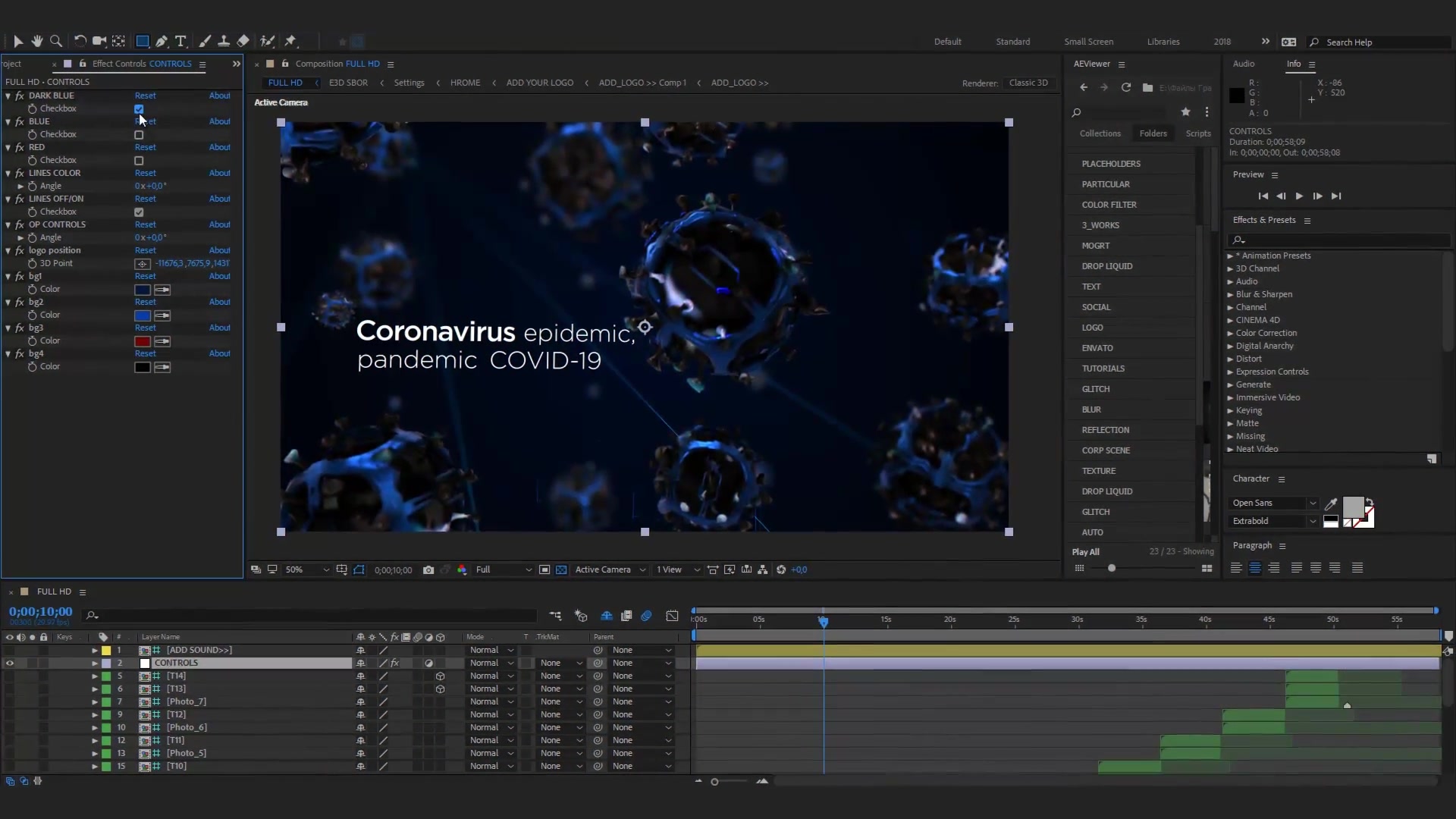 COVID 19 Coronavirus Tehnology Slideshow Videohive 26281320 After Effects Image 9