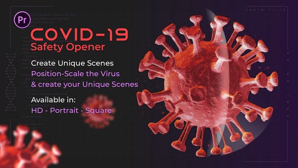 Covid 19 Safety Opener for Premiere Pro - Videohive 26354516 Download
