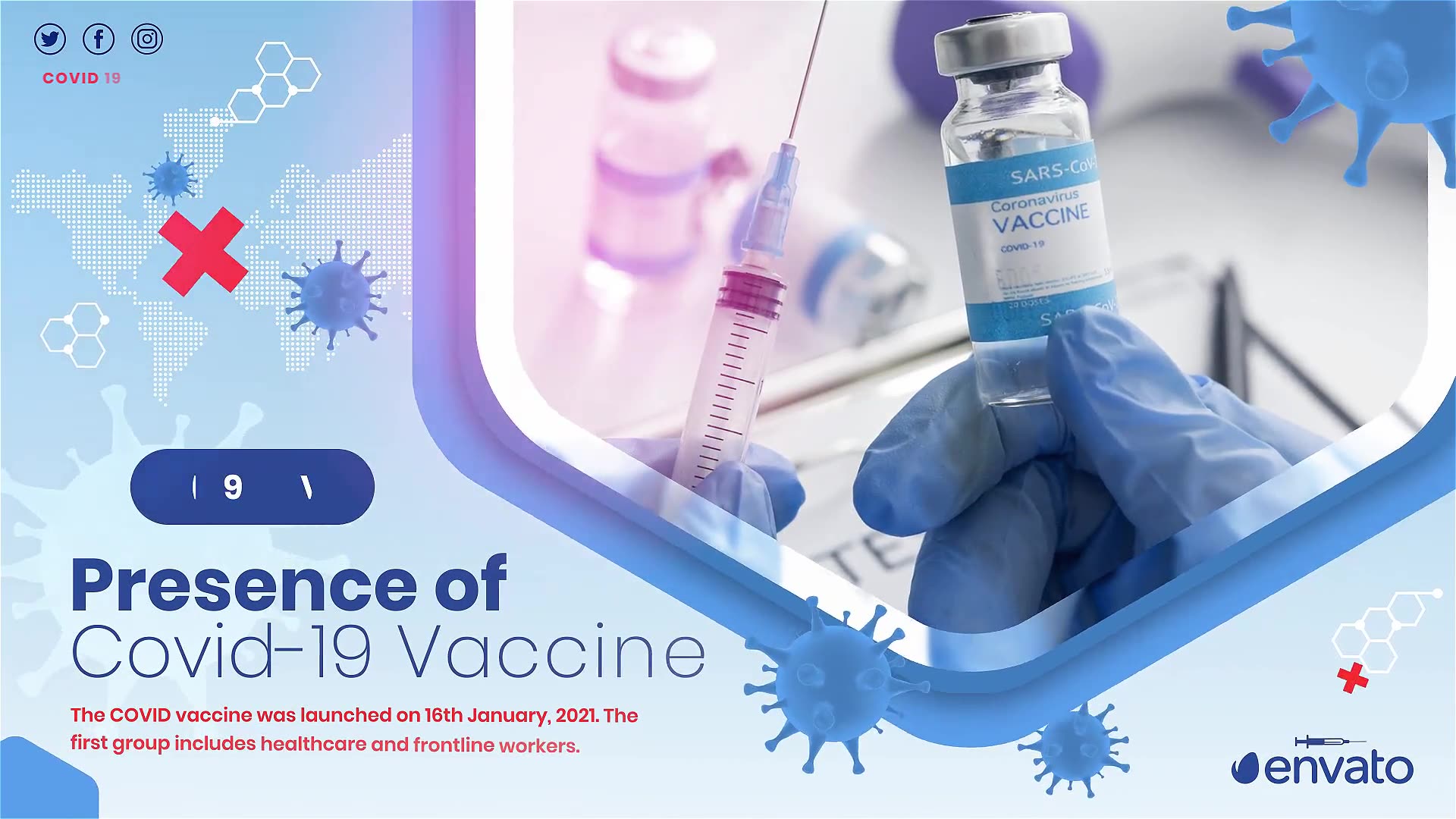 Covid 19 Vaccination Slideshow Videohive 31401522 After Effects Image 2