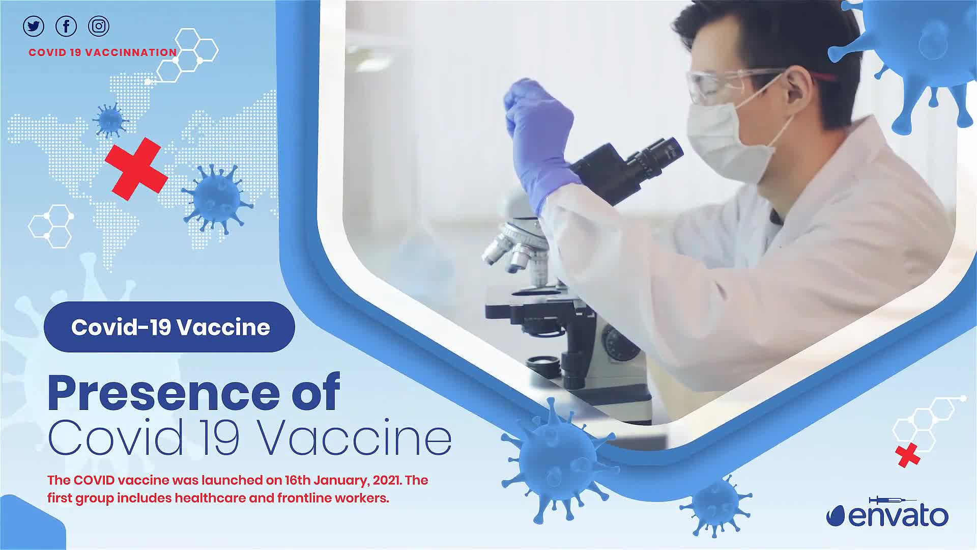Covid 19 Vaccination Slideshow Videohive 31401522 After Effects Image 9
