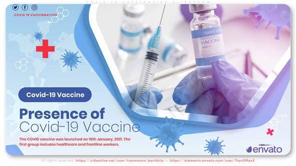 Covid 19 Vaccination Slideshow - Download Videohive 31401522