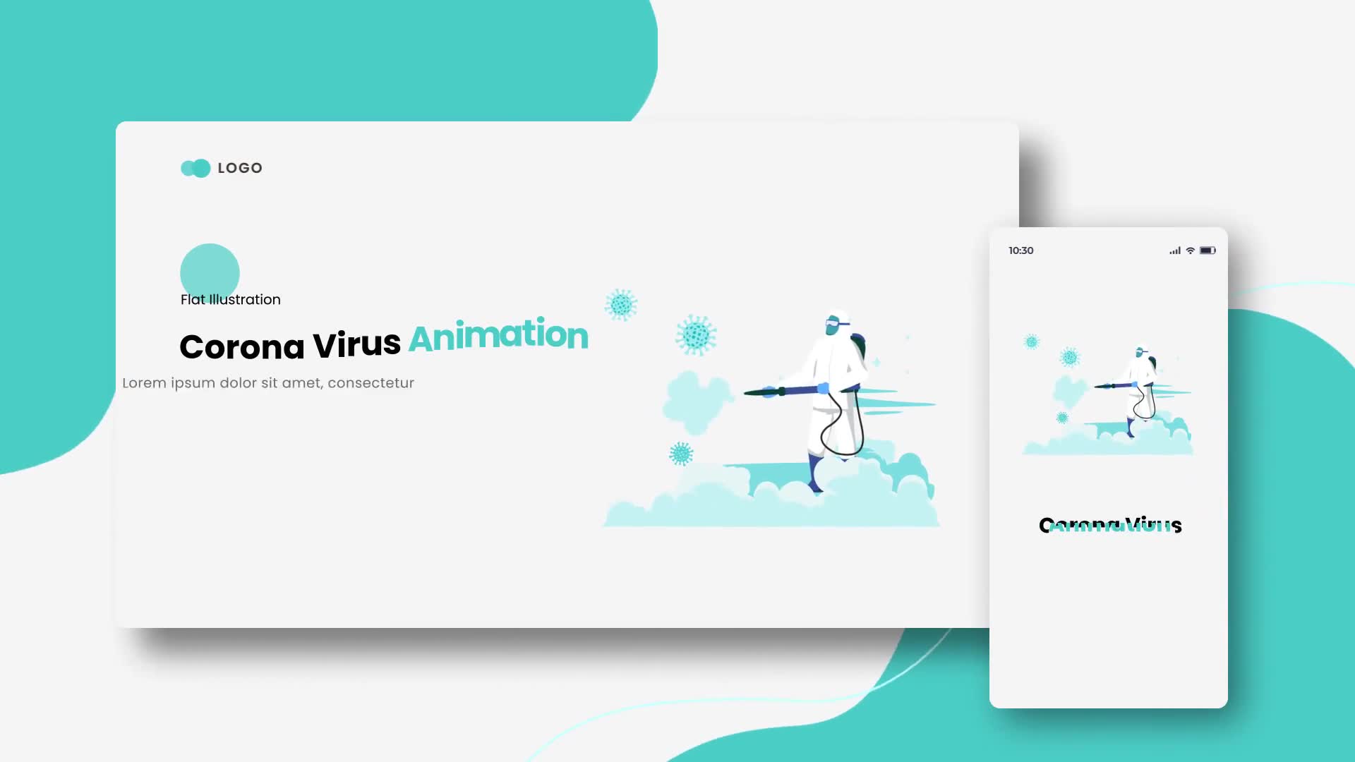 Covid 19 Virus Animations Flat Concept Videohive 39216759 After Effects Image 2