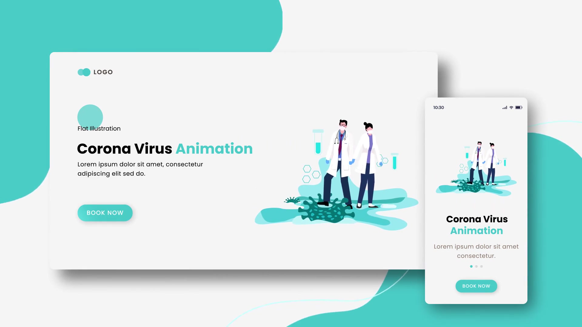 Covid 19 Virus Animations Flat Concept Videohive 39216759 After Effects Image 4