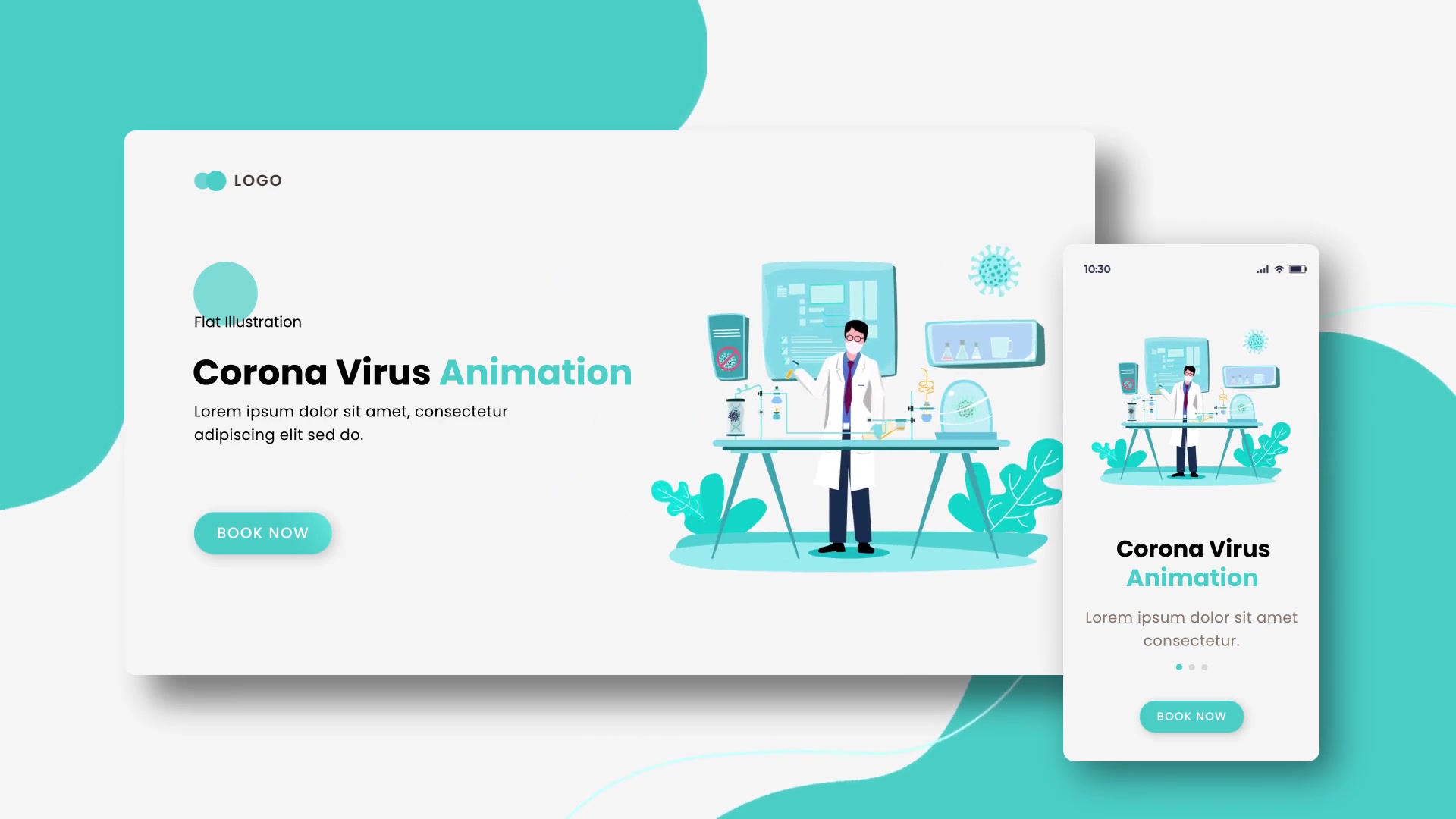 Covid 19 Virus Animations Flat Concept Videohive 39216759 After Effects Image 7