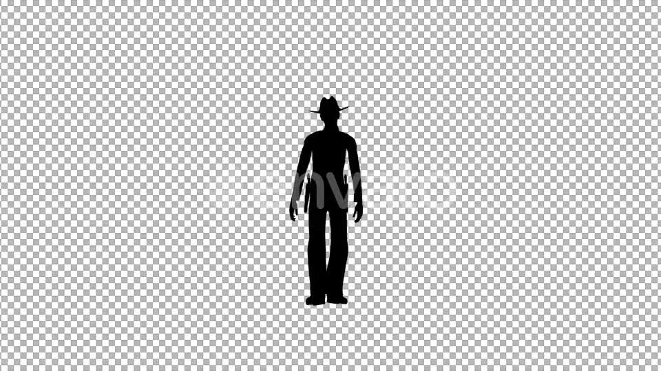 Cowboy Walk Silhouette - Download Videohive 22010971