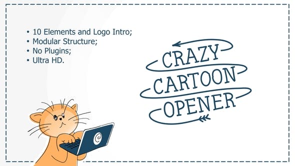 Crazy Cartoon Opener - Download Videohive 31477350