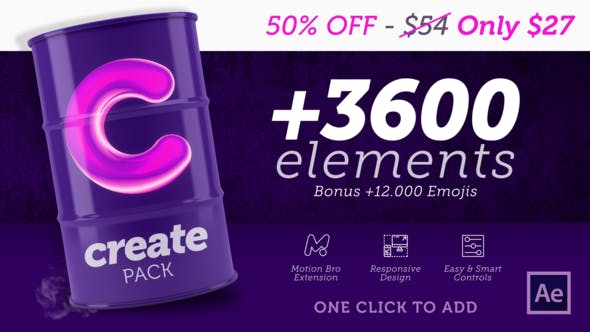 after effects create pack free download