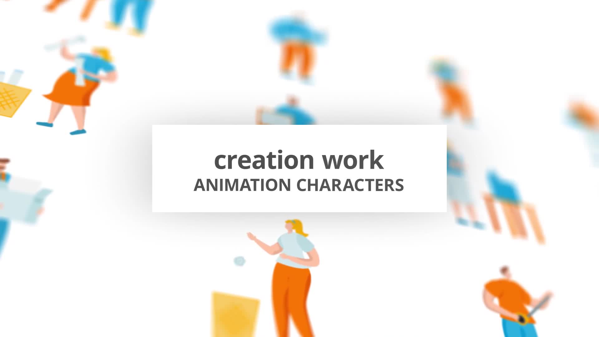 Creation work Character Set Videohive 29102486 After Effects Image 1
