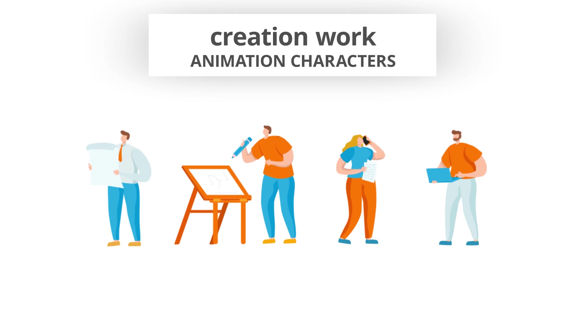 Creation work Character Set Videohive 29102486 After Effects Image 4