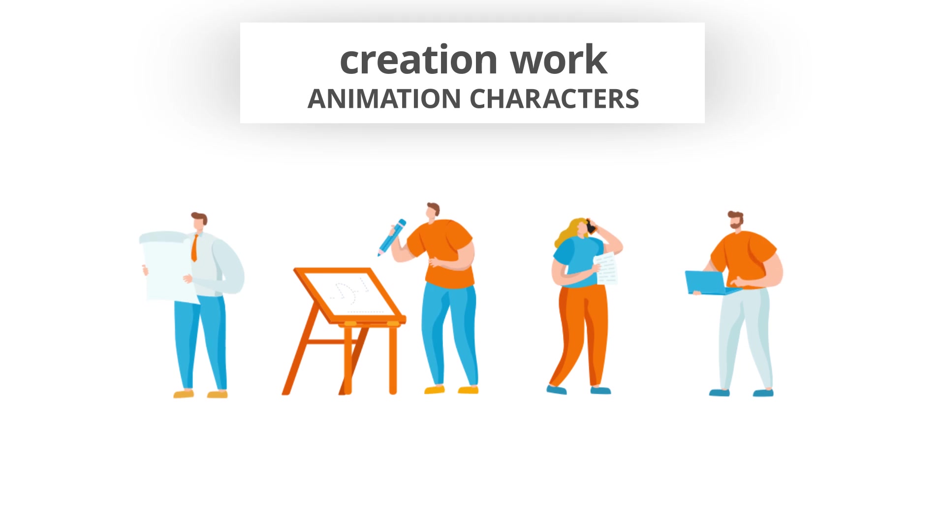 Creation work Character Set Videohive 29102486 After Effects Image 5
