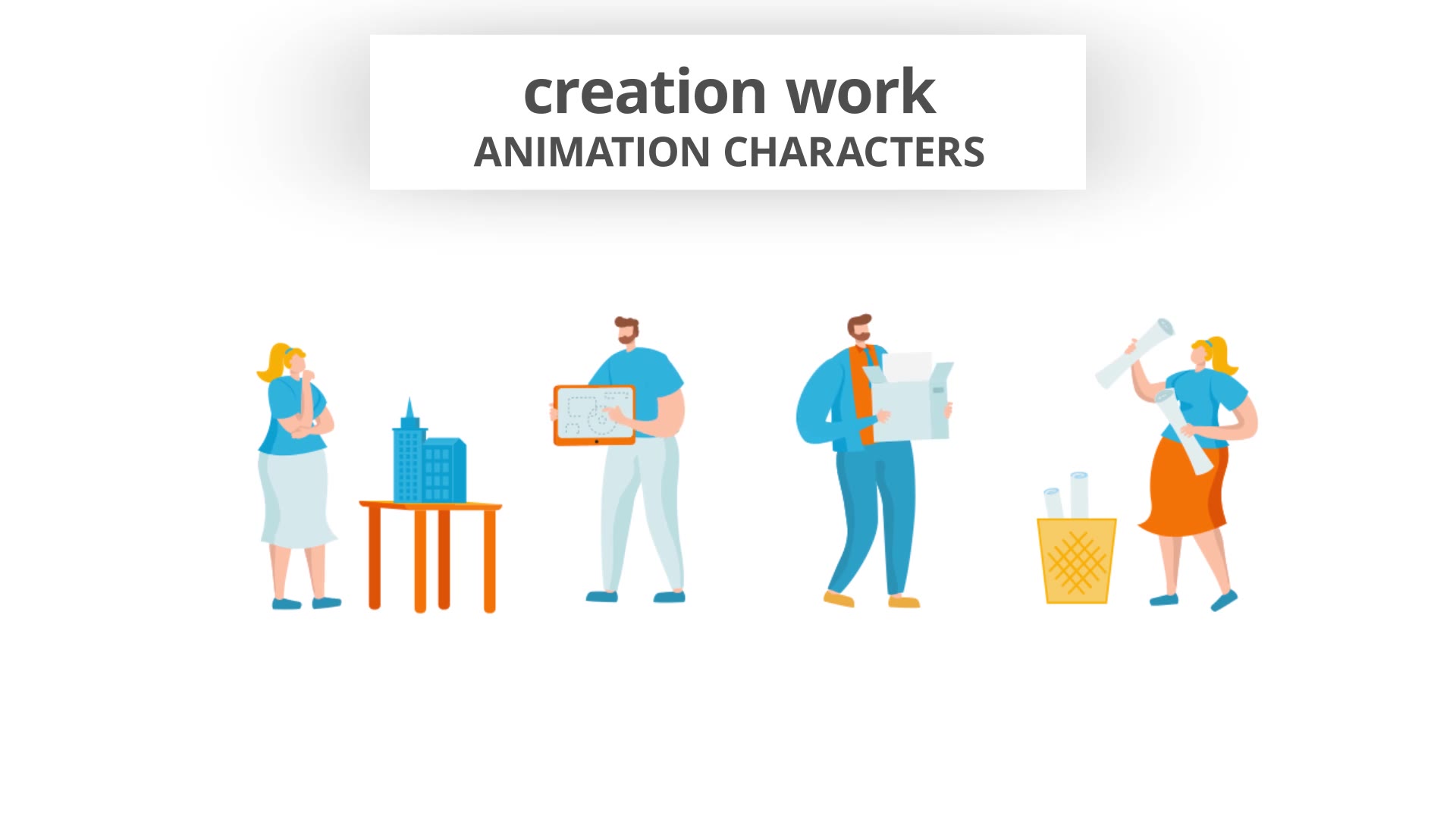 Creation work Character Set Videohive 29102486 After Effects Image 7