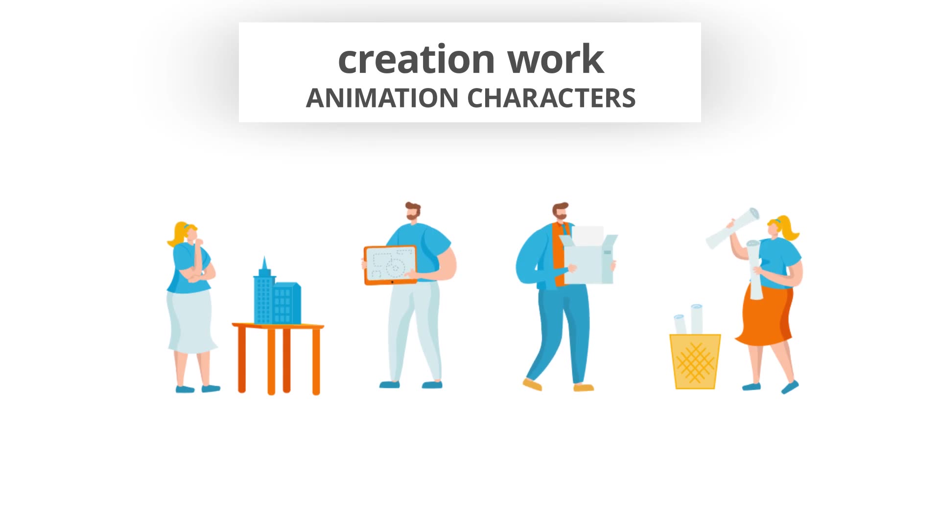 Creation work Character Set Videohive 29102486 After Effects Image 8