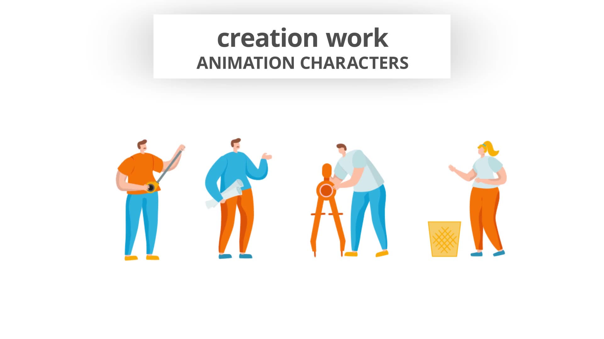 Creation work Character Set Videohive 29102486 After Effects Image 9