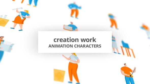Creation work Character Set - Videohive Download 29102486