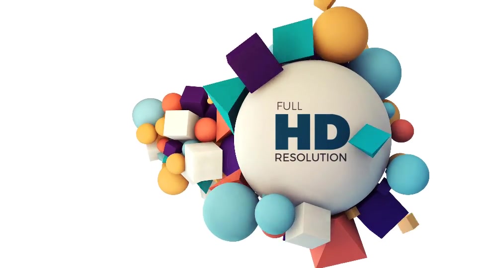 Creative 3D Shapes Opener Intro Broadcast - Download Videohive 20140262