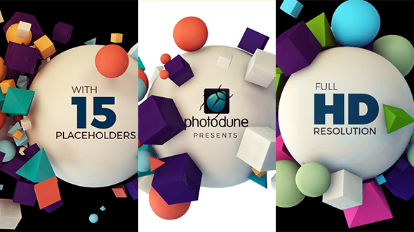 Creative 3D Shapes Opener Intro Broadcast - Download Videohive 20140262