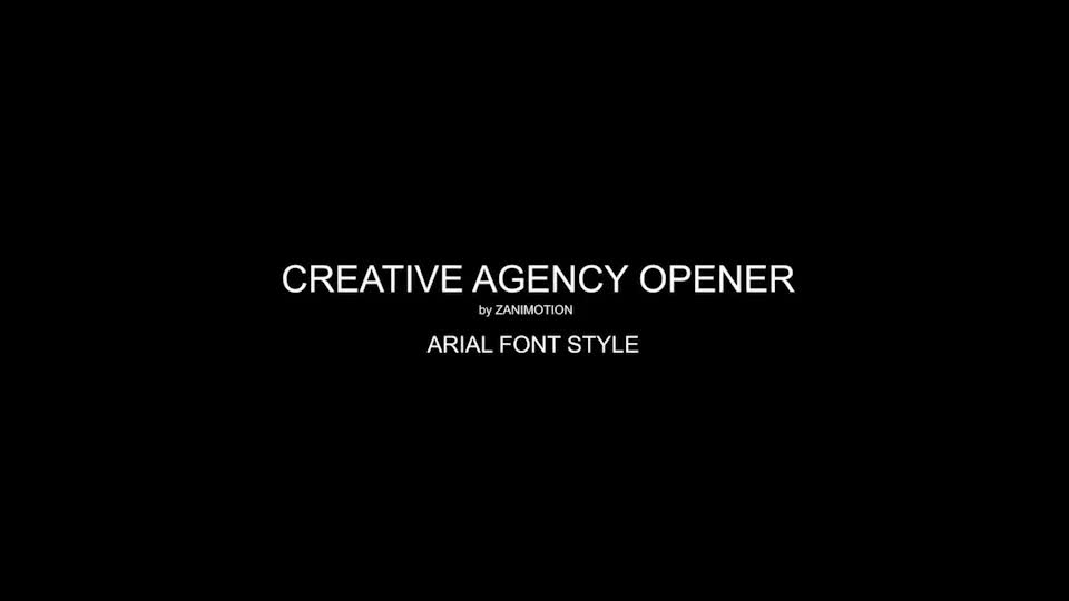 Creative Agency Opener Videohive 19520564 After Effects Image 1