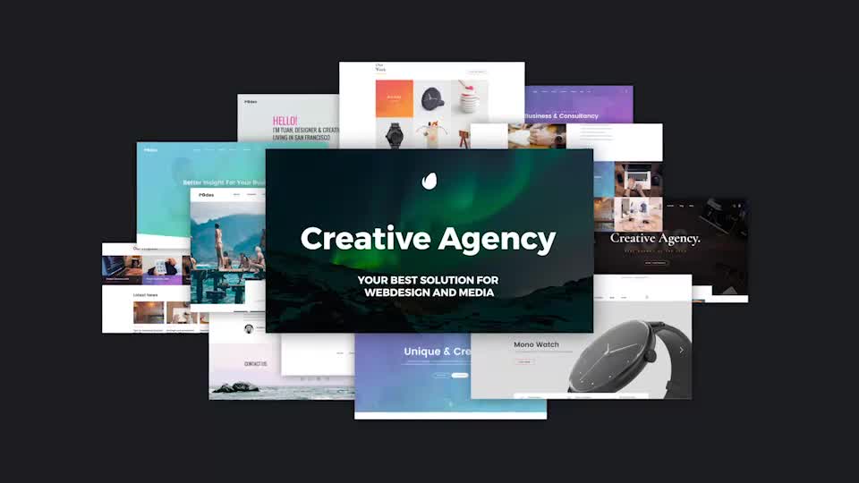 Creative Agency // Website Presentation - Download Videohive 18979233