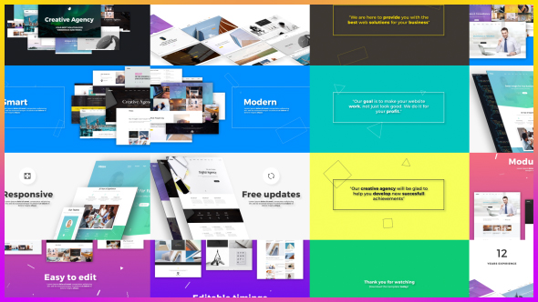 Creative Agency // Website Presentation - Download Videohive 18979233