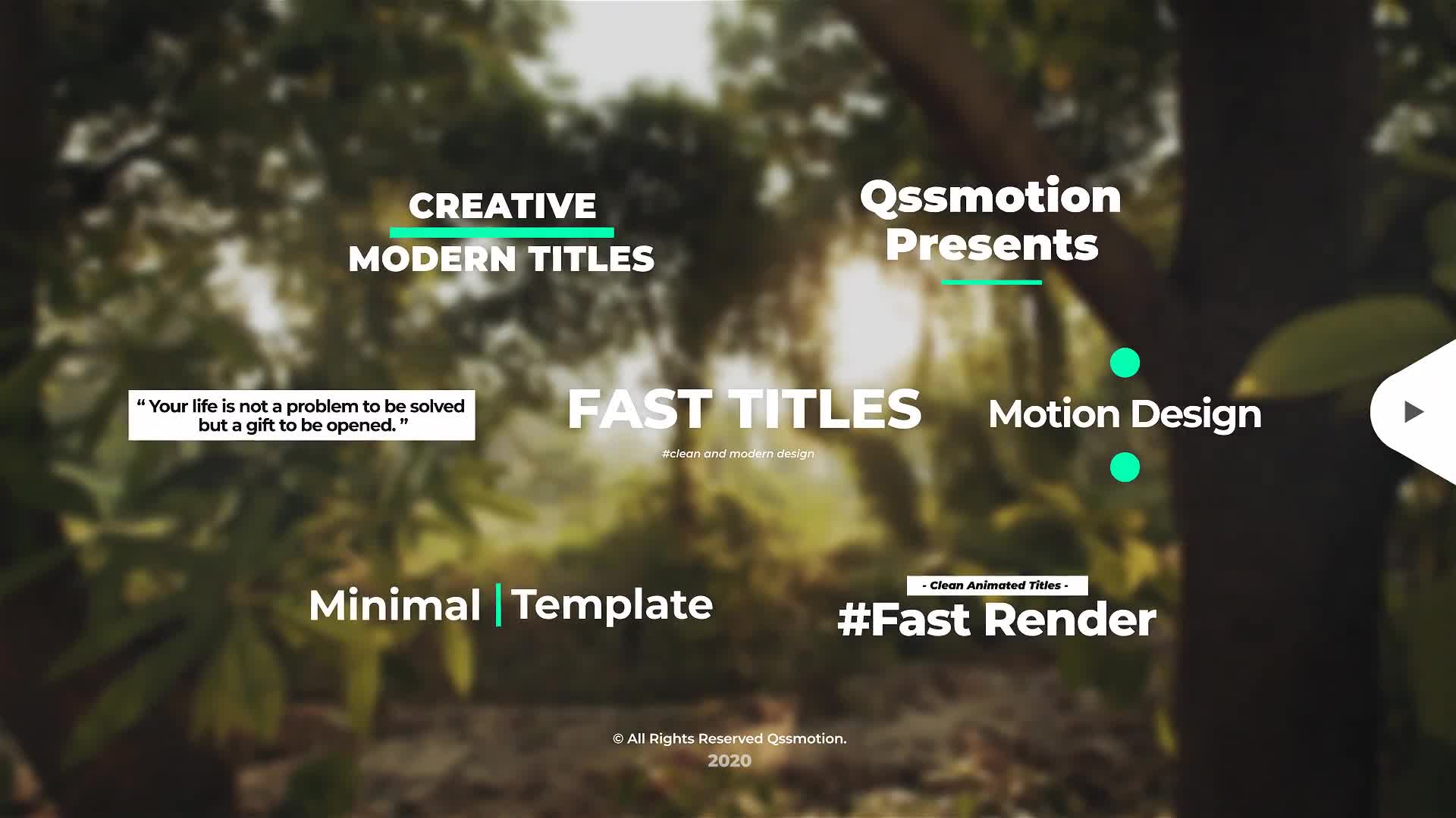 Creative and Clean Titles Package For FCPX Videohive 30882314 Apple Motion Image 1