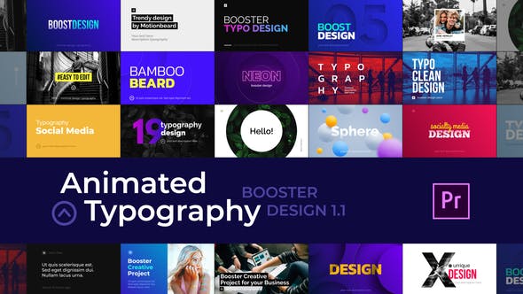 Creative Animated Typography For Premiere Pro - Download 23154585 Videohive