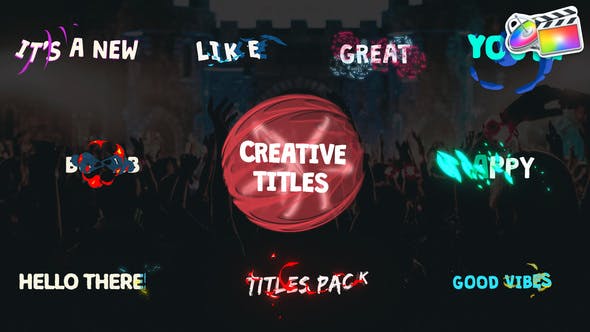 Creative Cartoon Titles | FCPX - Download Videohive 31652331