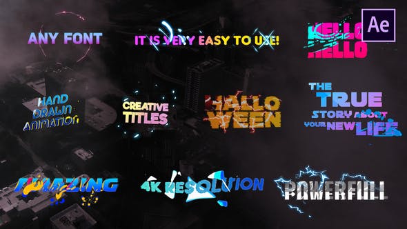 Creative Colorful Titles | After Effects - Videohive 27020559 Download