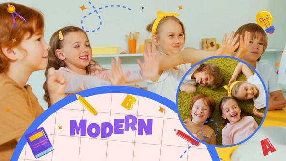 Creative Kids School Promo MOGRT - 38948074 Download Videohive