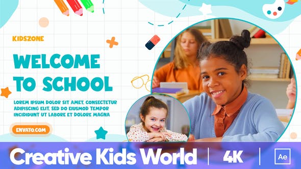 Creative Kids World Promo - Videohive 36240183 Download