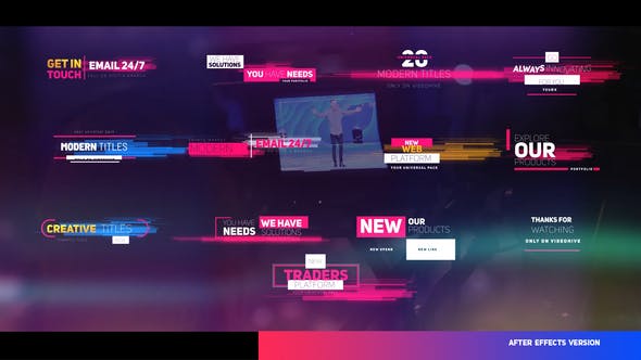 Creative Modern Titles - Download Videohive 27038428