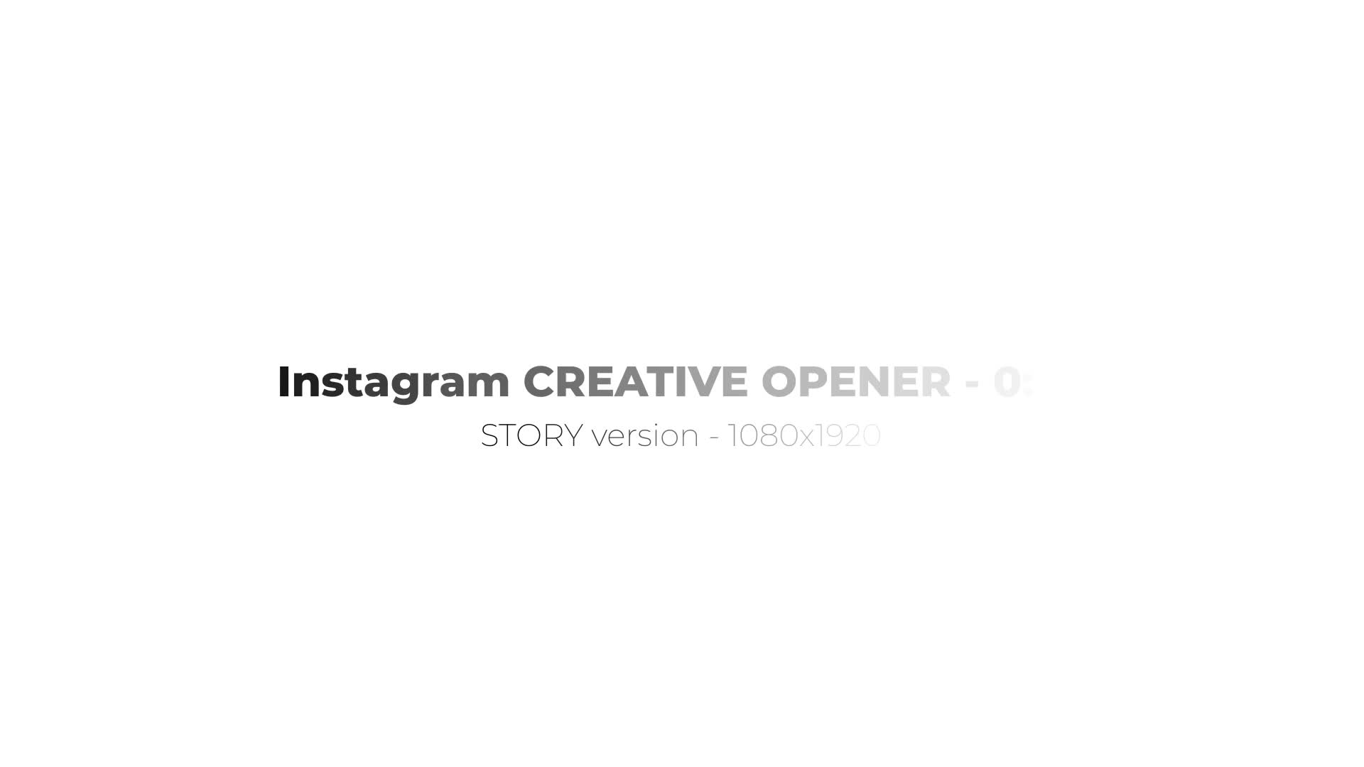 Creative Opener Instagram Story Videohive 38956096 After Effects Image 1