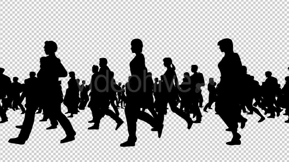 Creative People Silhouettes Walking - Download Videohive 20561066