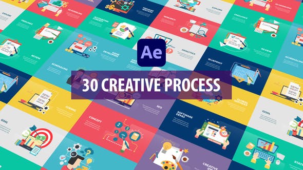 Creative Process Animation | After Effects - Videohive 32948207 Download