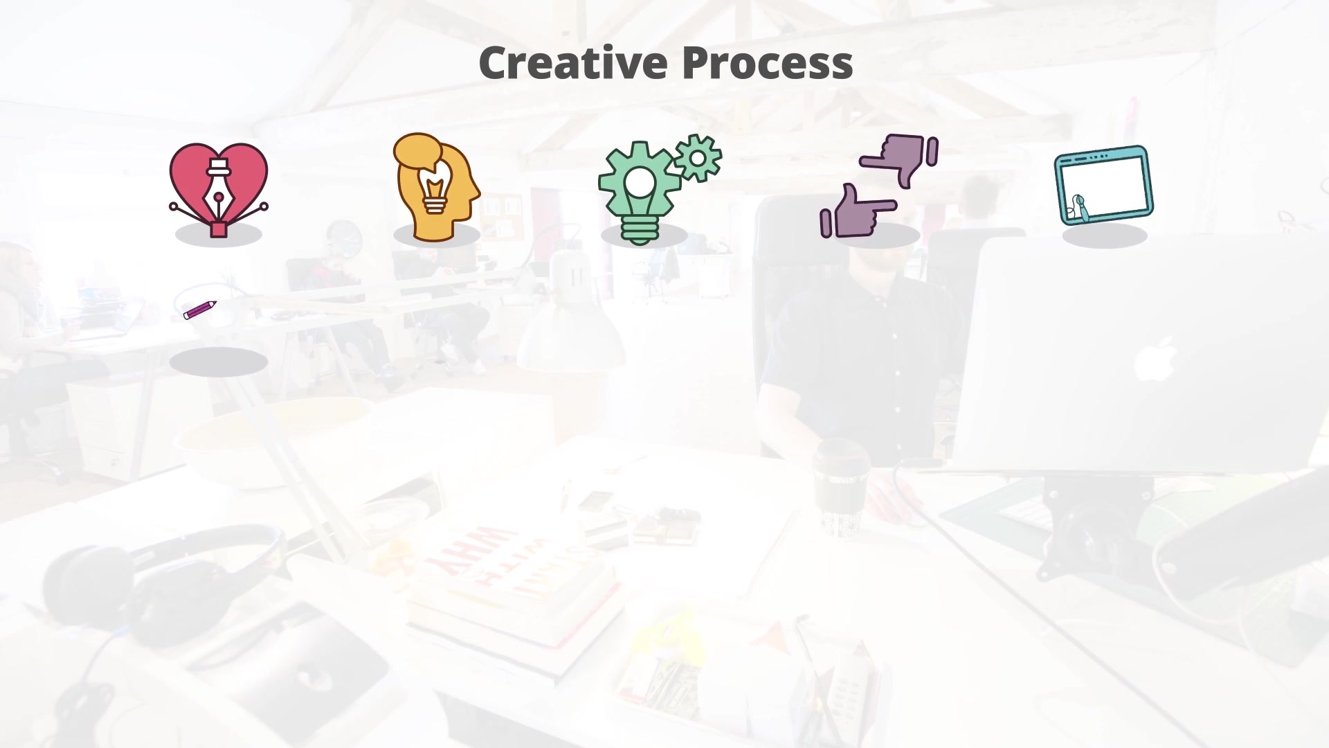 Creative Process Flat Animation Icons (MOGRT) Videohive 23659554 Premiere Pro Image 4