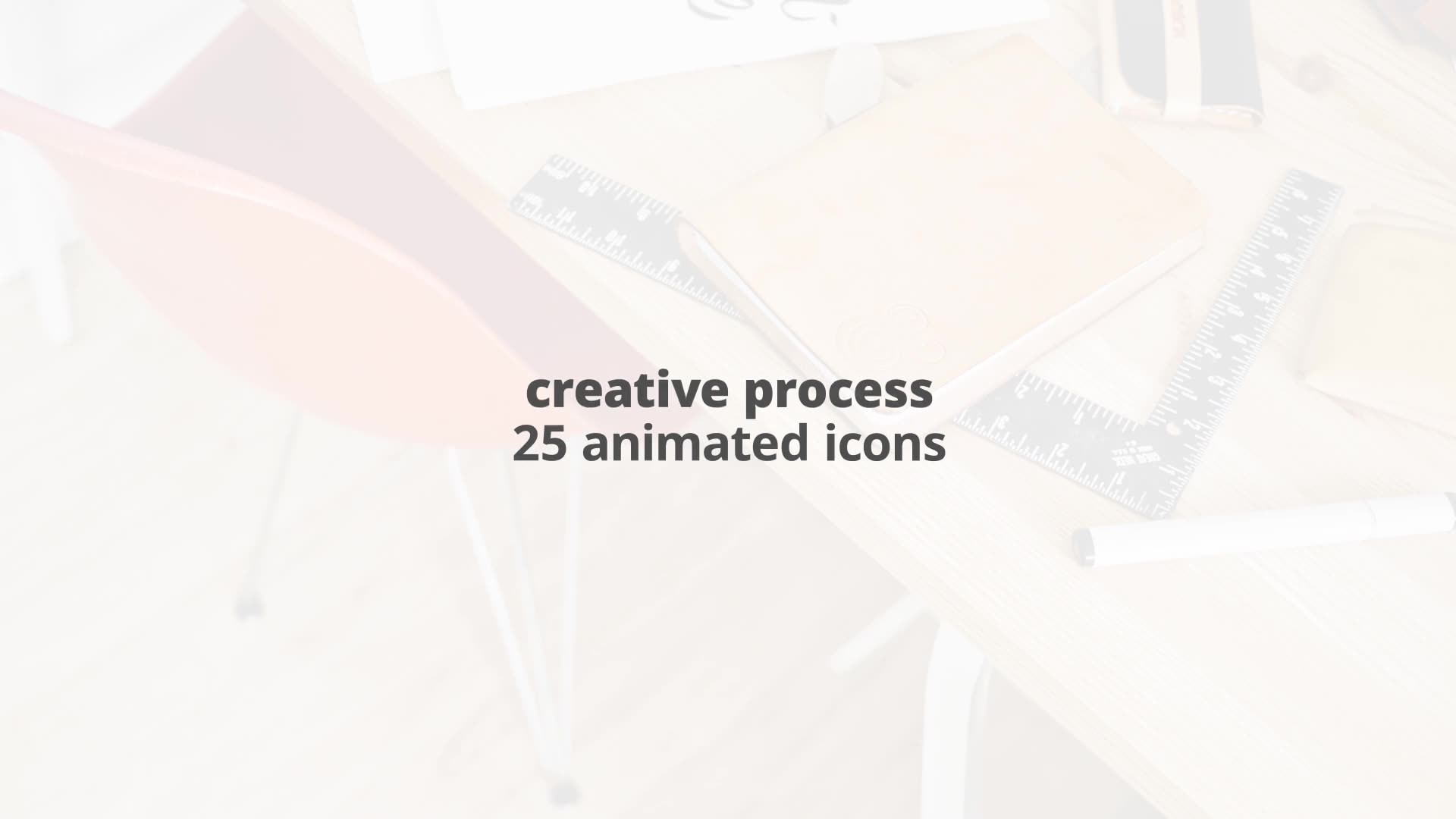 Creative Process – Thin Line Icons Videohive 23595687 After Effects Image 2