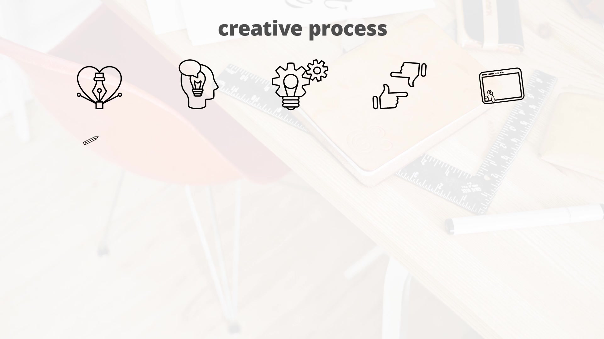 Creative Process – Thin Line Icons Videohive 23595687 After Effects Image 4
