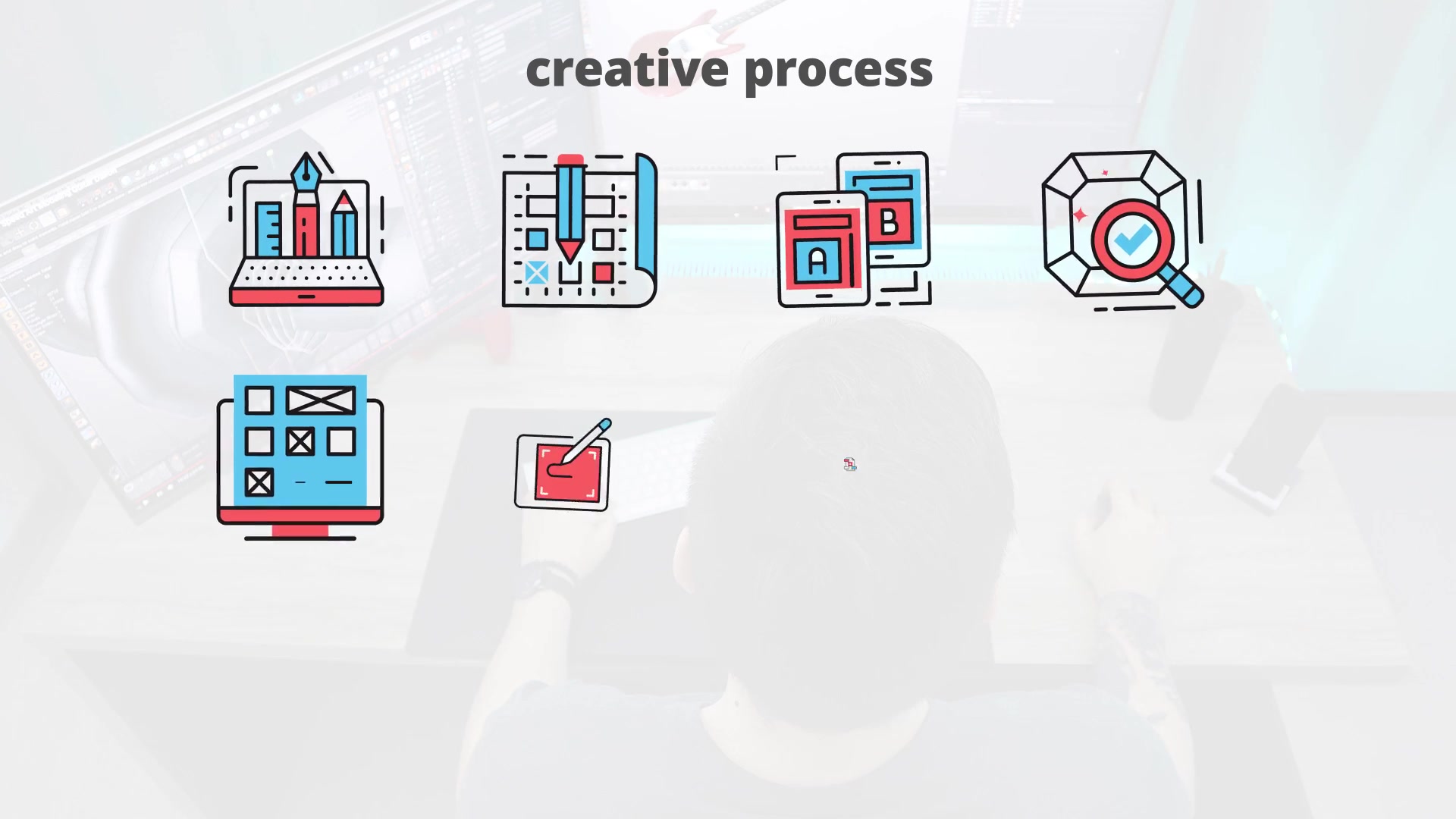 Creative Process – Thin Line Icons - Download Videohive 23455860