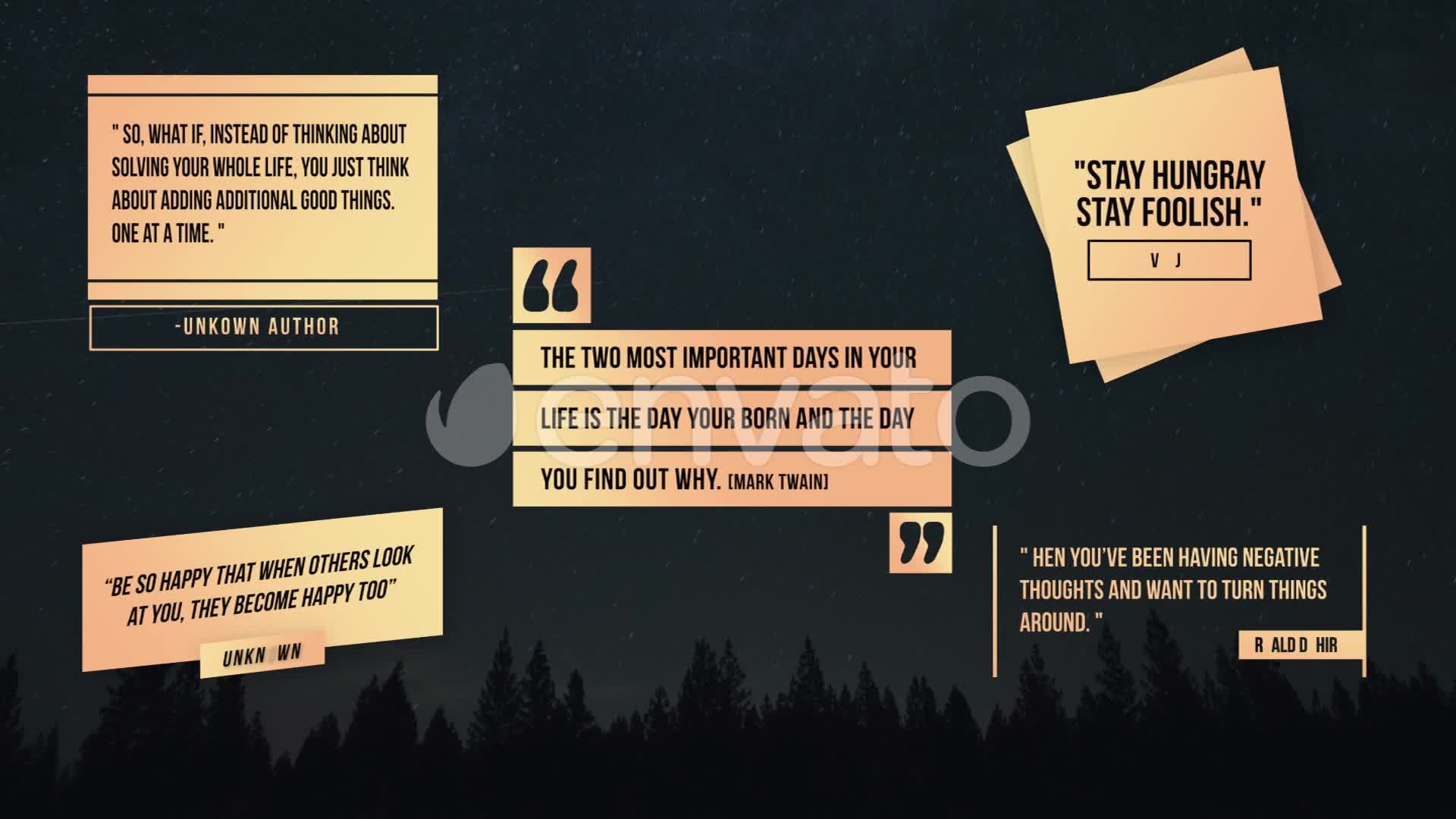 Creative Quote Titles Videohive 25504610 Apple Motion Image 1