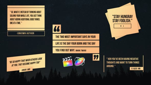 Creative Quote Titles - Download 25504610 Videohive