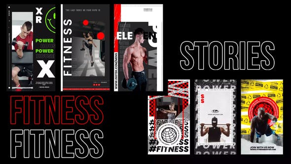 Creative target fitness stories - Videohive 31221103 Download
