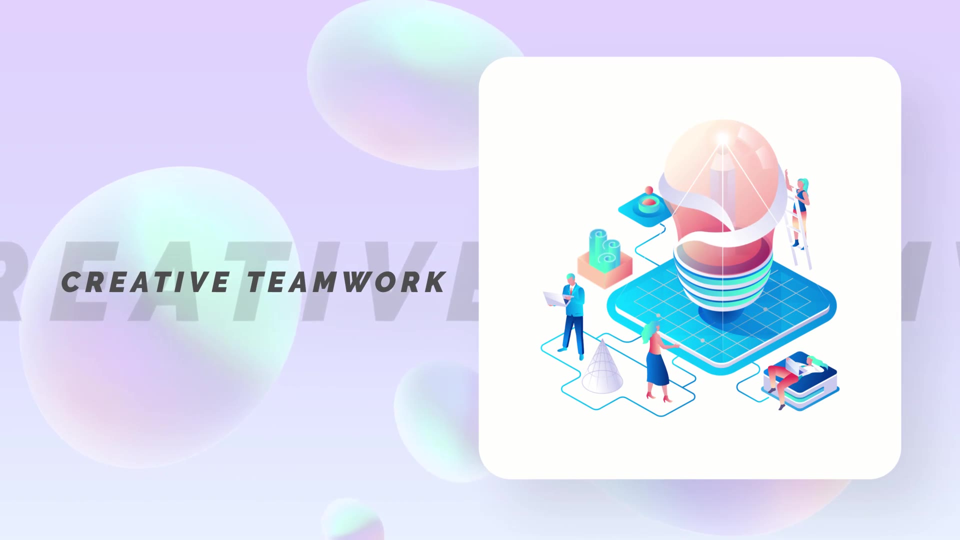 Creative teamwork Isometric Concept Videohive 33518773 After Effects Image 3